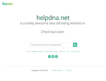 Tablet Screenshot of helpdna.net